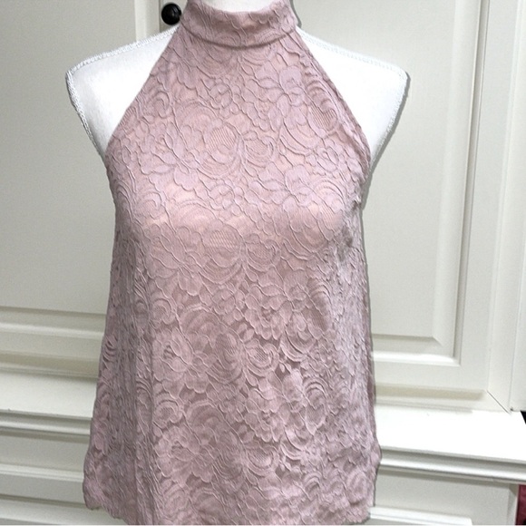 NWT Altr’d State Dusty Rose Mauve Galoon Lace Swing Halter Size Small - Picture 12 of 12